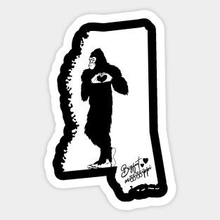 Mississippi Bigfoot Sticker